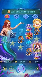 Antarmuka Layar Bermain Mermaid Riches
